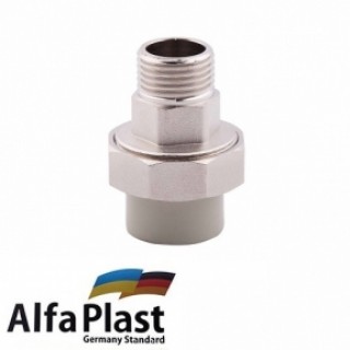 Американка с наружной резьбой 63*2" Alpha Plast