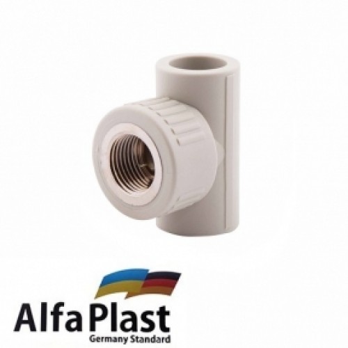 Тройник с внутренней резьбой 63*2" Alpha Plast