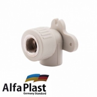Угол настенный с внутренней резьбой 20*1/2" Alpha Plast