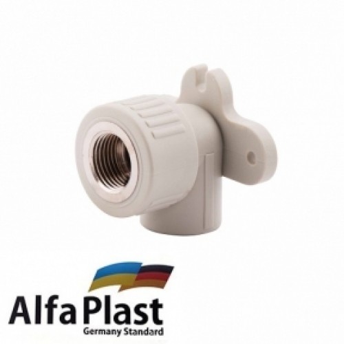 Угол настенный с внутренней резьбой 20*1/2" Alpha Plast