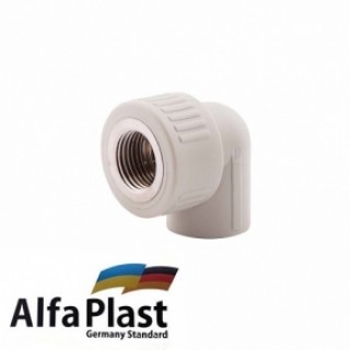 Угол с внутренней резьбой 20*1/2" Alpha Plast