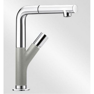 Смеситель для кухни Blanco Yovis-S 520758 (жемчужный/хром)