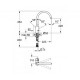 Смеситель для кухни Grohe Eurosmart Cosmopolitan 32843000