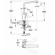 Смеситель для кухни Grohe Eurocube 31255000 (хром)