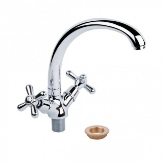 Смеситель для кухни Q-Tap Dominox 273 (керамика, на гайке)
