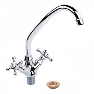 Смеситель для кухни Q-Tap Mayfair QT 271F (на гайке, керамика)