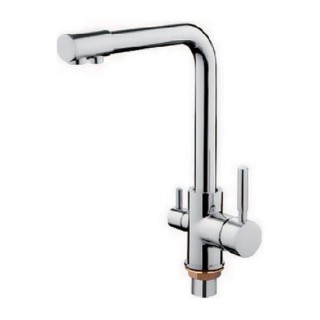 Смеситель для кухни Touch-Z Zerix LR4055-3 (с выходом для обратного осмоса)
