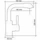 Смеситель для умывальника Gerts HDF 6104 (на гайке)