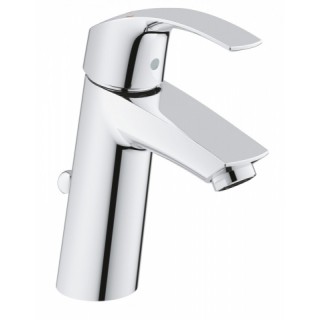 Смеситель для умывальника Grohe Eurosmart 23322001 (гидрозатвор, медиум, хром)
