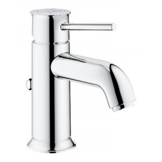 Смеситель для умывальника Grohe Bau Classic 23161000 (с гидрозатвором, хром)
