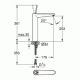 Смеситель для умывальника Grohe Eurodisc Joy 23428LS0 (белый)