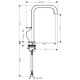 Смеситель для умывальника Hansgrohe Axor Citterio 39037000 (хром )
