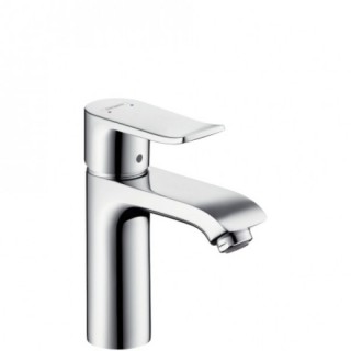 Смеситель для умывальника Hansgrohe Metris 31080000 (с гидрозатвором, хром)