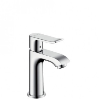 Смеситель для умывальника Hansgrohe Metris 31088000 (с гидрозатвором, хром)