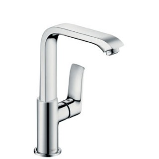 Смеситель для умывальника Hansgrohe Metris 31087000  (с гидрозатвором, хром)