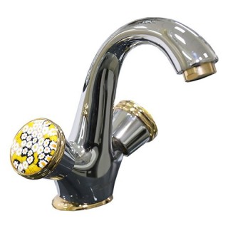 Смеситель для умывальника Santan Murrine 181CO0623 ch/g (с донным клапаном)