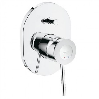 Смеситель для ванны Grohe Bau Classic 29047000 (встроенный, хром)
