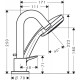 Смеситель для ванны HansGrohe Logis 71313000 (на три отверстия, хром)