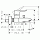 Смеситель для ванны HansGrohe Metris 31480000 (хром)