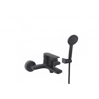 Смеситель для ванны PERLA "Jack" PBZ6304B б/акс (черный)