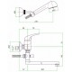 Смеситель для ванны Santan Altura 41CR4750 (гусак 300мм, с душевым гарнитуром)