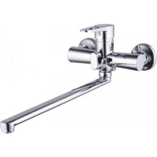 Смеситель для ванны Zegor Pud7-A145 KH (L=350 мм, никель)