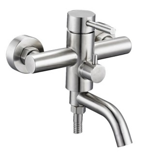 Смеситель для ванны Zegor SAP3-A097 (коротный нос)