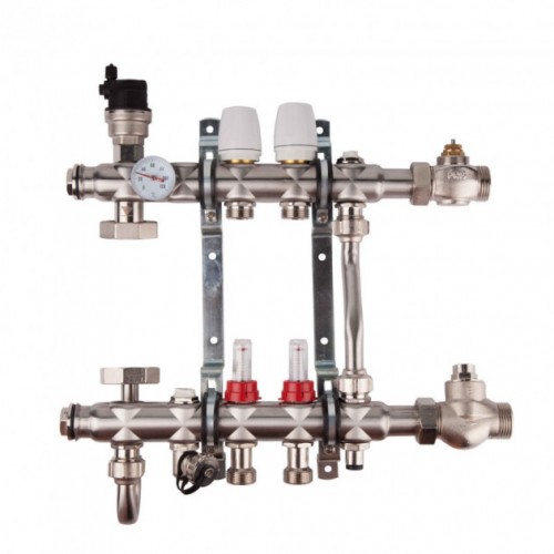 Коллекторная группа SD Forte 1"х 2" для теплого пола SFE0012